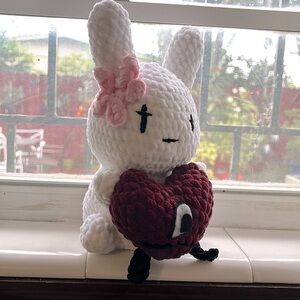 Handmade Bad Bunny plush (custom orders accepted)